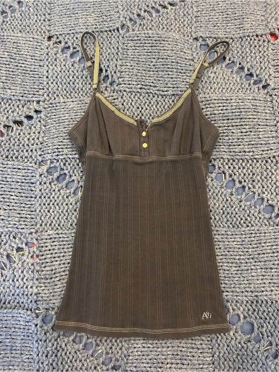 Aeropostale Other - Aeropostale Navy Ribbed Cami Slip with White Trim